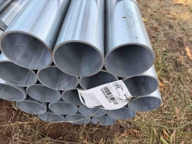 19-count--8'x4"-pieces-of-galvanized-tubing-image-4