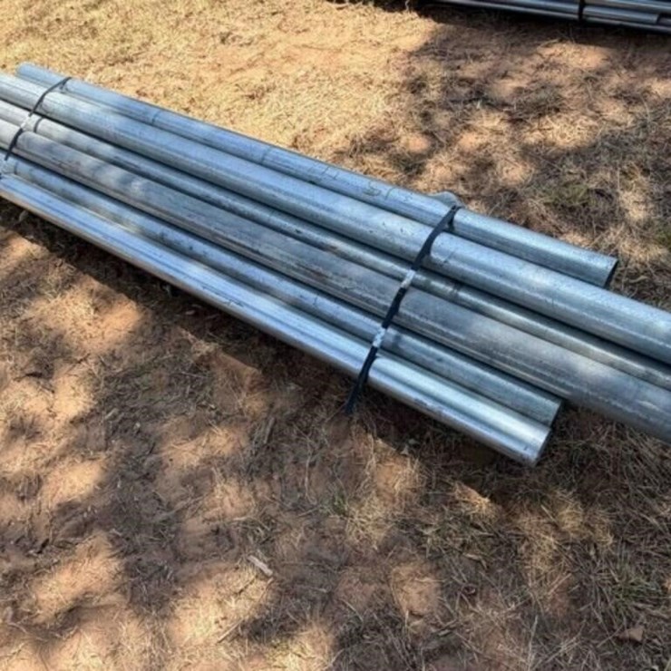 15 count- 4” x 8’-10’ Galvanized Tubing