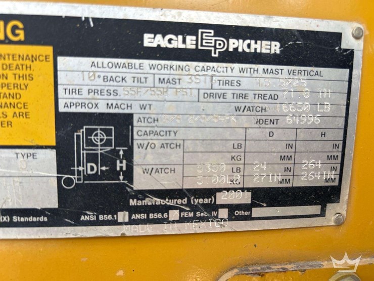 2001-eagle-picher-rt80-4wd-8,000lb.-rough-terrain-straight-mast-forklift-image-7