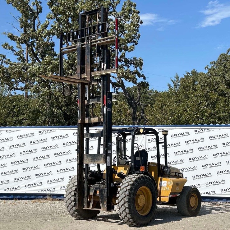 2001 Eagle Picher RT80 4WD 8,000lb. Rough Terrain Straight Mast Forklift