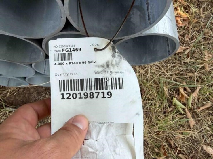 19-count--8'x4"-pieces-of-galvanized-tubing-image-5