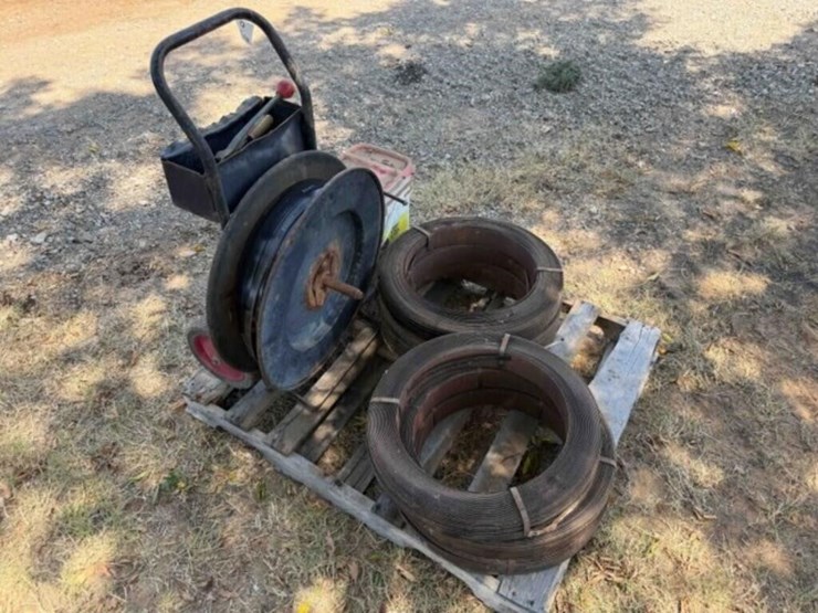 steel-strapping-cart,-strap-&-clips-image-1