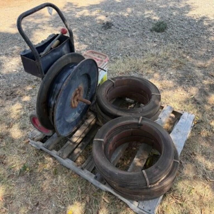 Steel Strapping Cart, Strap & Clips