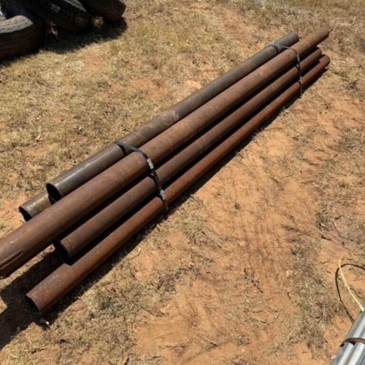 8 count- 4 1/2” x 8’-9’ Steel Pipe