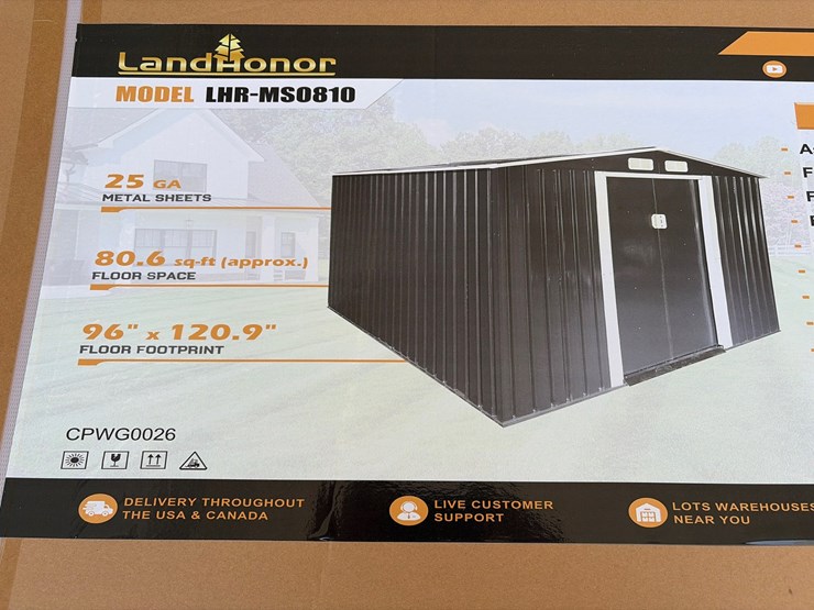 #49-•-unused-landhonor-8’-x-10’-metal-shed-image-1