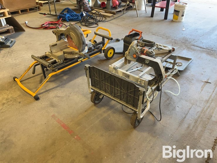 rigid-wet-tile-saw-&-dewalt-mitre-saw-image-5