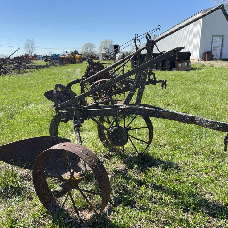 Walking Plow With Steel Wheels & Trip Lift