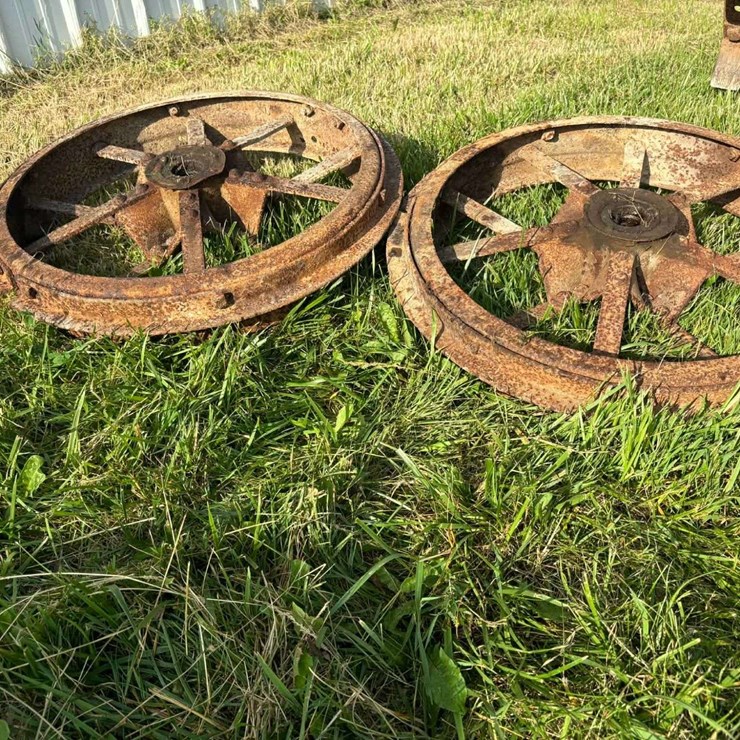 (2) Steel Wheels