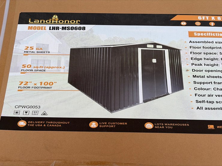 #54-•-unused-landhonor-6’-x-8’-metal-shed-image-1