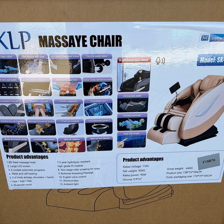 #18 • Unused SKLP Massage Chair
