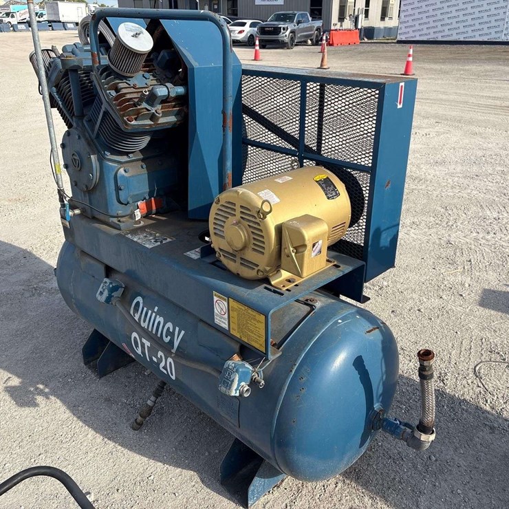 Quincy QT25A Horizontal Duplex Air Compressor