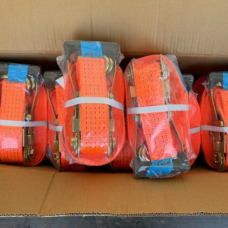 #21 • 12 SKLP 2” Ratchet Tie Down Straps 27’