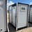 #1302-•-portable-bathroom-w/-shower-white/-black-frame-image-1