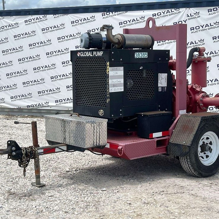 2015 Global Pump 4GHTDP-K4 Towable Trash Pump