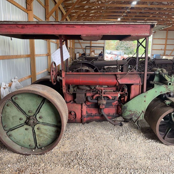 Fordson with Austin Pup Roller Conversion