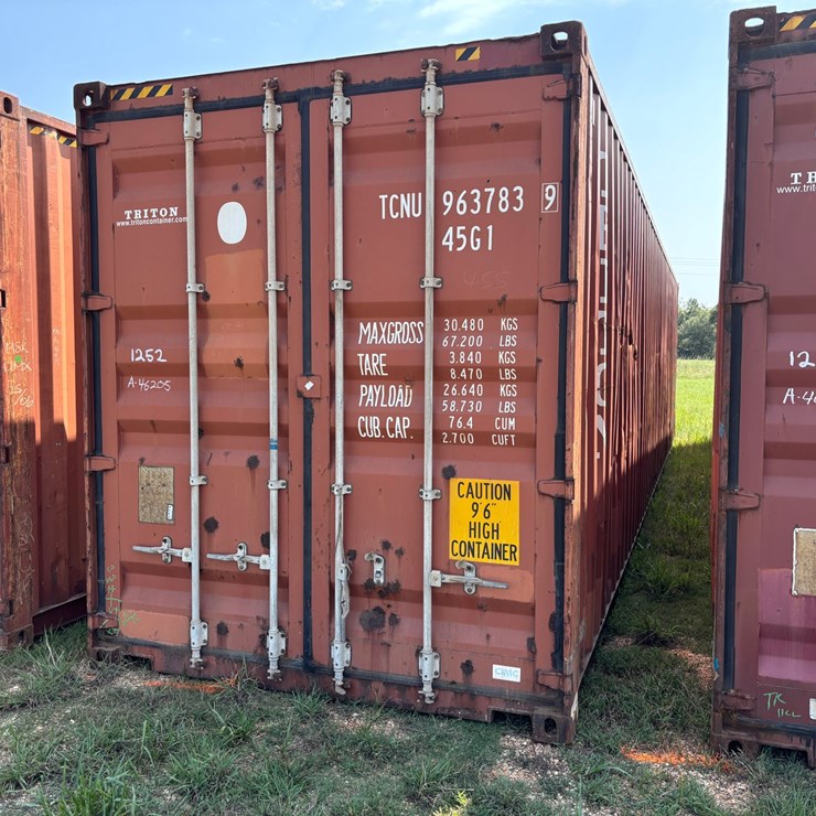 #1252 • 40FT SHIPPING CONTAINER
