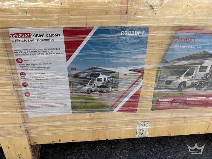 2026-20ft.-x-30ft.-steel-carport-with-enclosed-side-walls-image-1