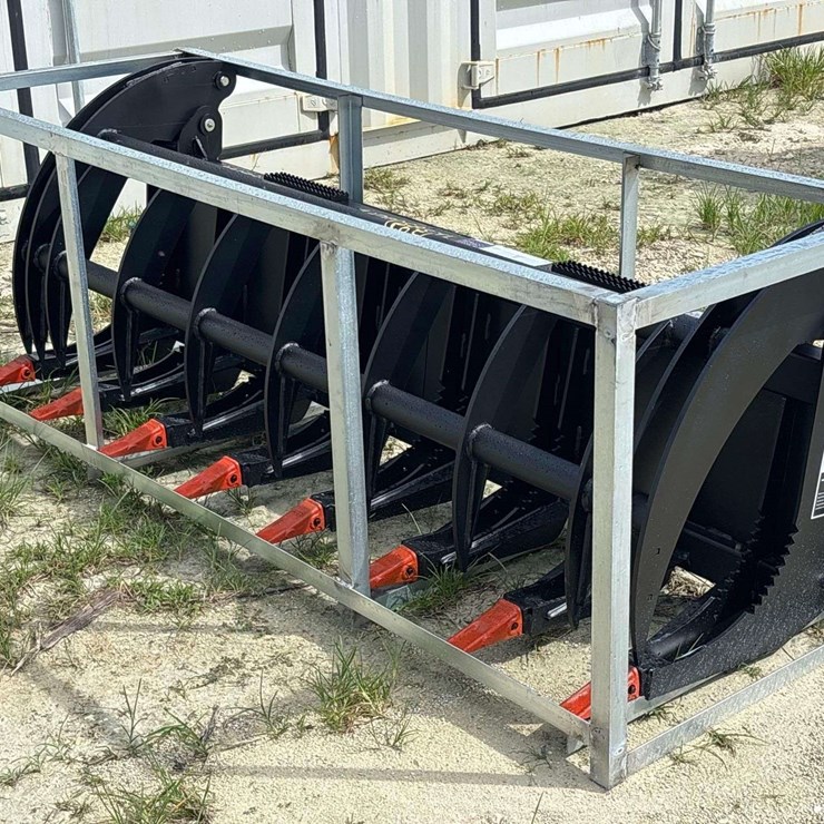 2026 Greatbear Heavy Grass 78in Fork Grapple Skid Steer Attachment