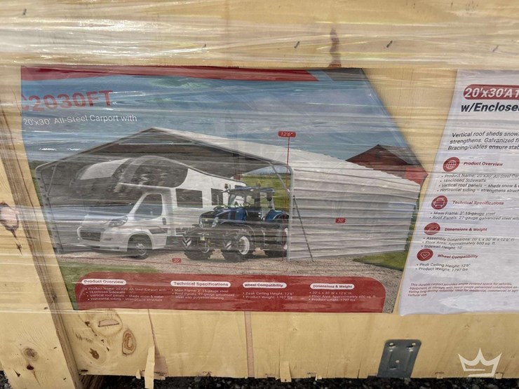 2026-20ft.-x-30ft.-steel-carport-with-enclosed-side-walls-image-1