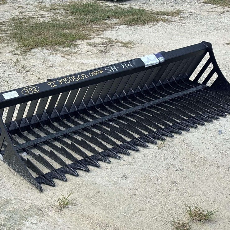 2026 Greatbear 84in Rock Bucket Skid Steer Attachment