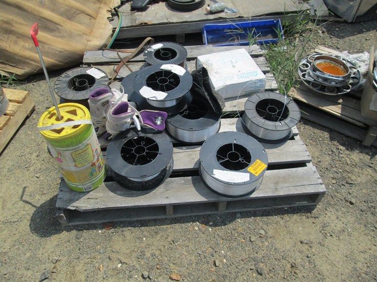 #53849-•-pallet-of-misc-welding-wire-inv#53849-image-1
