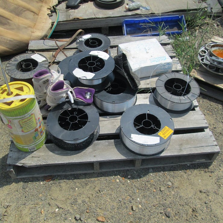 #53849 • Pallet of Misc Welding Wire INV#53849