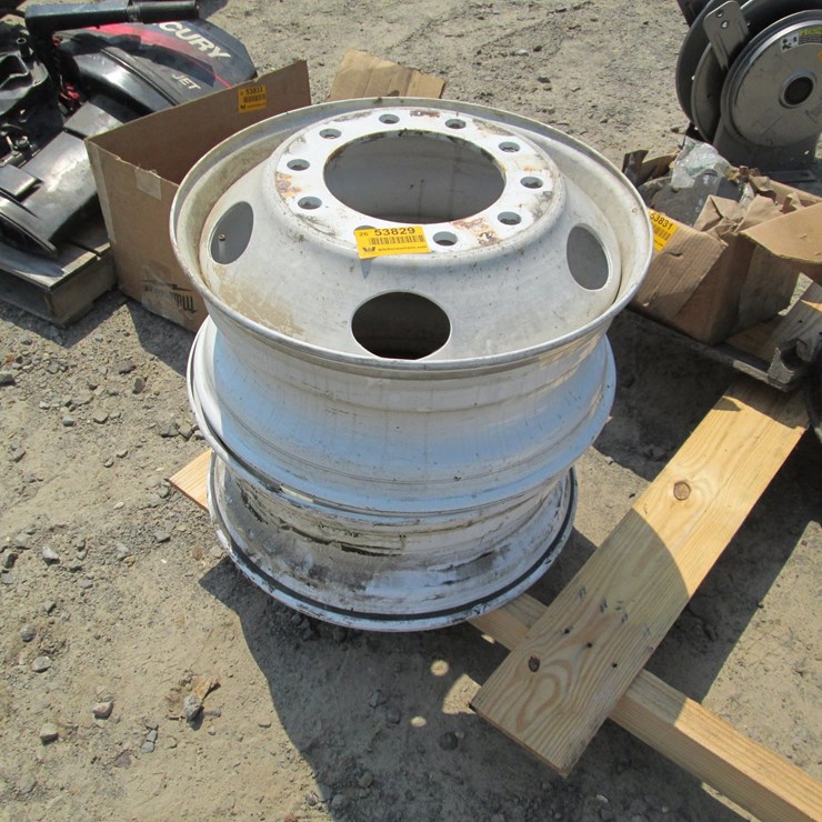 #53829 • Lot of (2) 23"X10" 10-Hole Truck Rims INV#53829