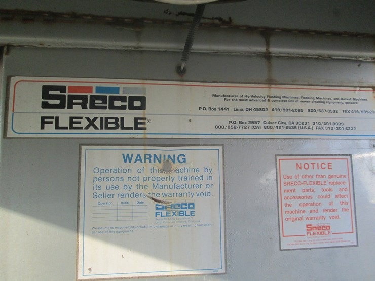 #53857-•-sreco-flexible,-inc-hv2570tm/h/p-sewer-cleaning-/-high-pressure-water-jetting-bed-wnt-982342-inv#53857-image-19