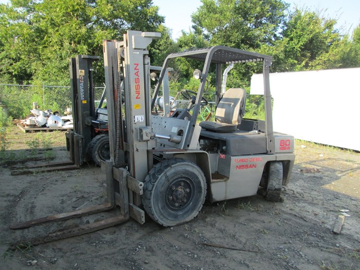 #53862-•-*inop-nissan-80-8000lb-cushion-tire-forklift-inv#53862-image-1