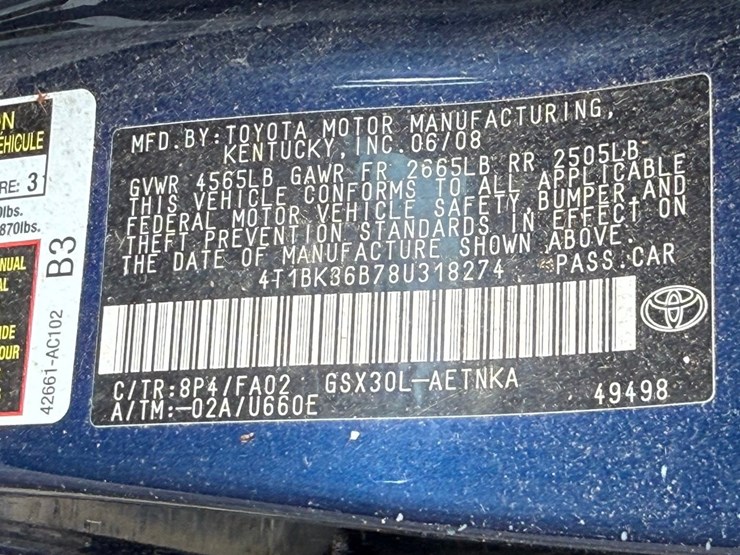 #47174-•-*inop-2008-toyota-avalon-sedan-4t1bk36b78u318274-inv#47174-image-54