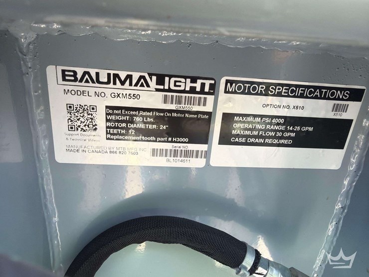 baumalight-gxm550-hydraulic-stump-grinder-excavator-attachment-image-5