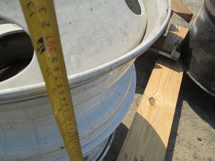#53829-•-lot-of-(2)-23"x10"-10-hole-truck-rims-inv#53829-image-5