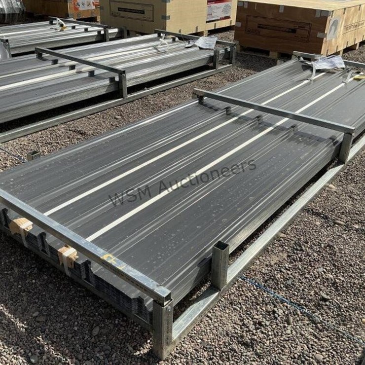 (100) 10FT 25GA STEEL ROOF PANELS