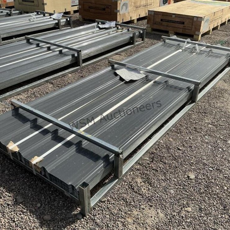 (100) 10FT 25GA STEEL ROOF PANELS