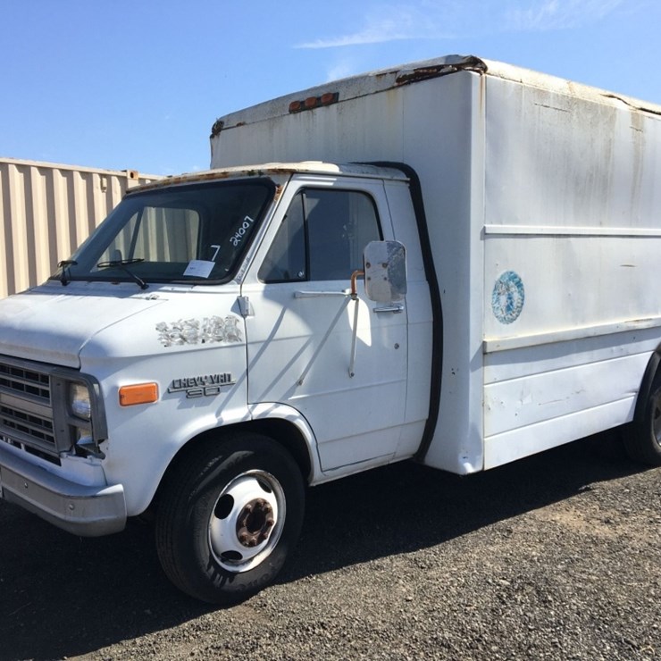 1988 Chevrolet G-Series Cargo Van Truck,