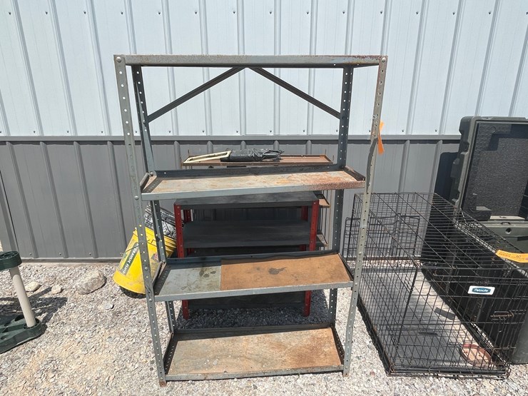 #2508-•-(3)-metal-shop-shelves-image-2