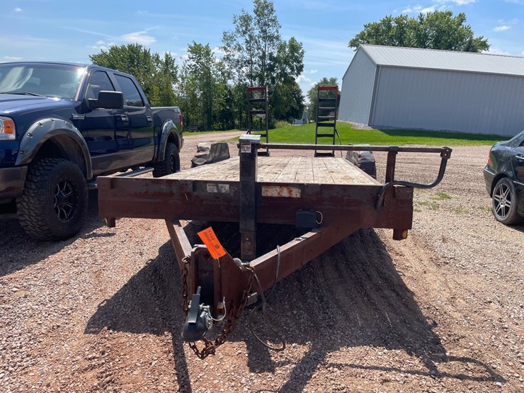 #1144-•-2011-horse-creek-mfg.-road-warrior-20'-flatbed-trailer,-(has-wi-title)-image-2