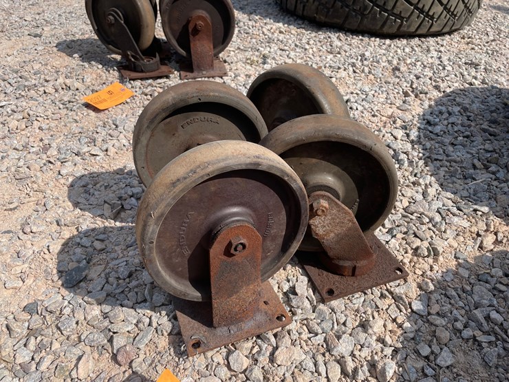 #2099-•-set-of-(4)-colson-endura-hard-rubber-casters-image-1