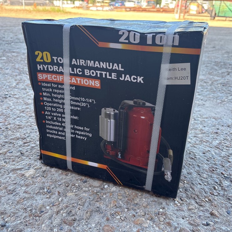 #1180 • 20 TON AIR/MANUAL HYDRAULIC BOTTLE JACK