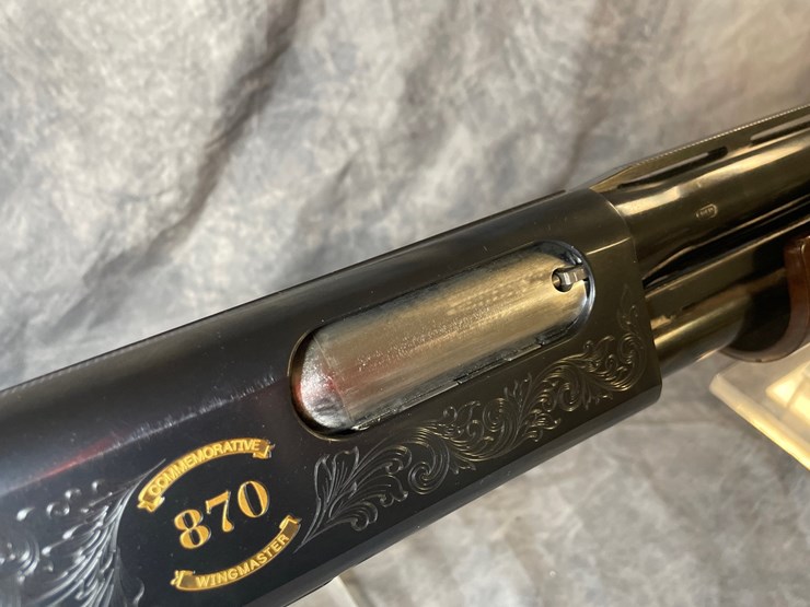 #3049-•-remington-870-wingmaster-centennial-commemorative,-12-ga.-shotgun,-sn:-ab604406m-image-16