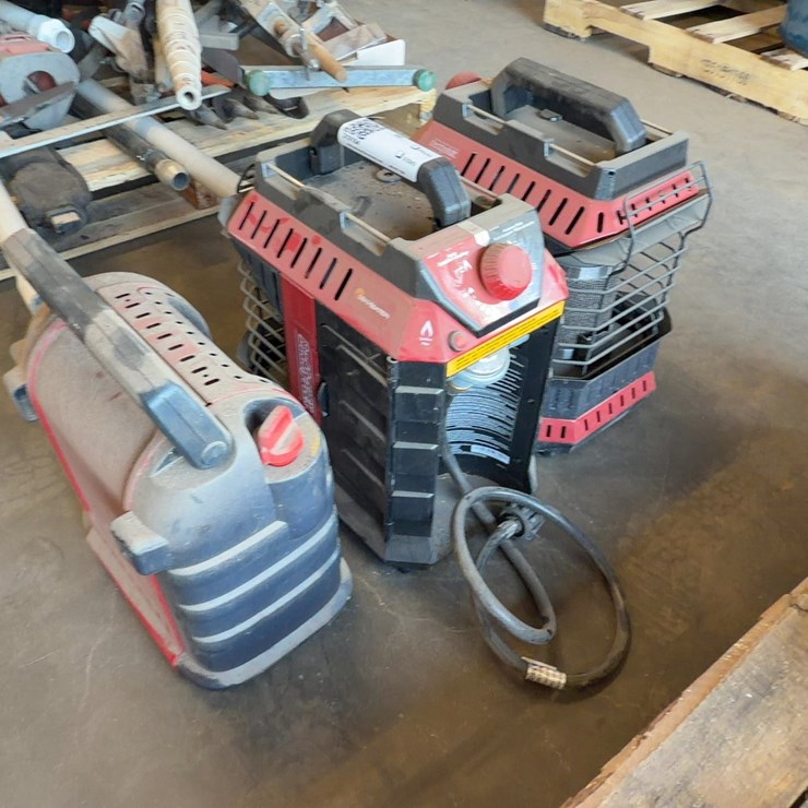 (3) PROPANE POWERED HEATERS