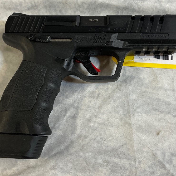 #3092 • Sarsilmaz SAR9 X, 9mm Cal. Pistol, SN: T1102-24BV02037