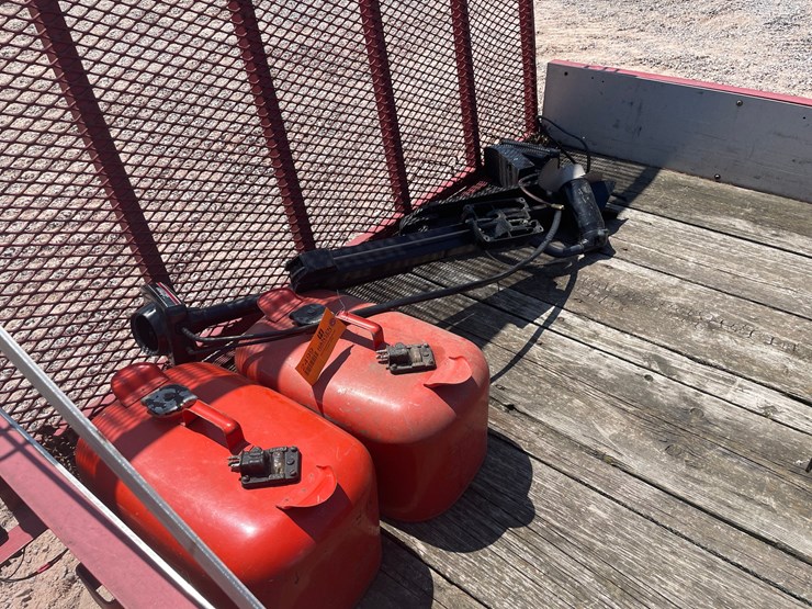 #2499-•-johnson-trolling-motor-and-(2)-boat-fuel-cans-image-1