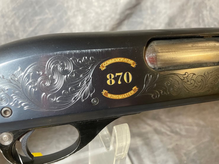 #3049-•-remington-870-wingmaster-centennial-commemorative,-12-ga.-shotgun,-sn:-ab604406m-image-15
