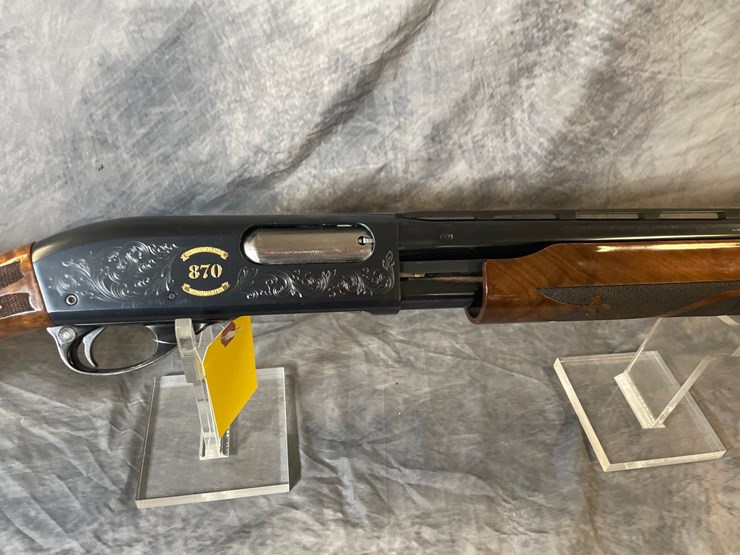 #3049-•-remington-870-wingmaster-centennial-commemorative,-12-ga.-shotgun,-sn:-ab604406m-image-5
