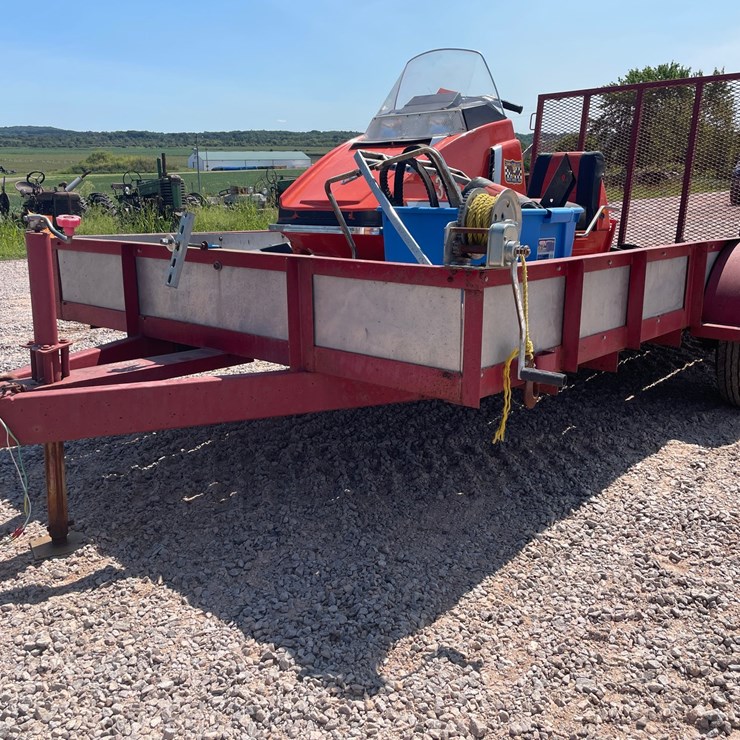#2501 • 12' Single Axle Trailer (No Title)