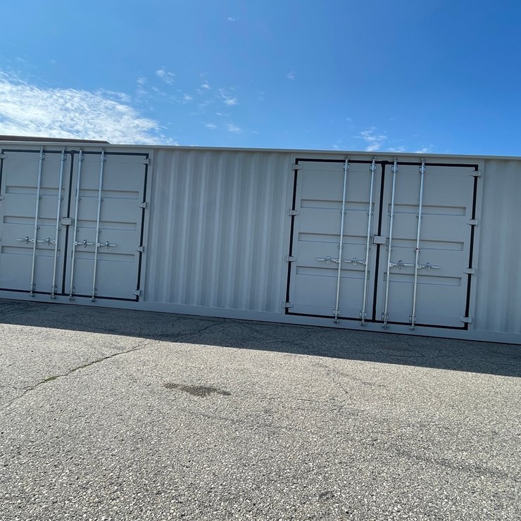 #1634 • ZHW 40 Ft High Cube Multi-Door Shipping Container (OF)