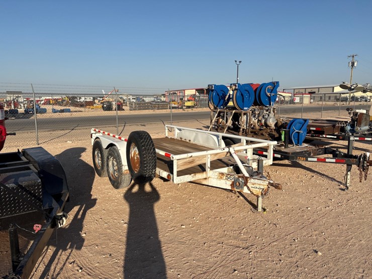 2005-texas-bragg-12’-x-6.5’-t/a-bumper-pull-utility-trailer-image-1