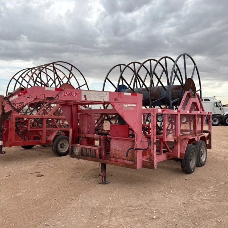 2014 TLR WELDING T/A GOOSENECK REEL TRAILER
