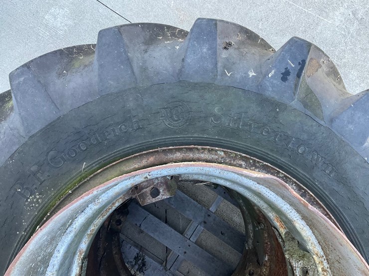 #5045-•-(2)-b.f.-goodrich-silvertown-agricultural-tractor-tires-on-rims-image-5